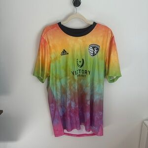Adidas MLS LGBT Pride Edition Sporting KC Jersey